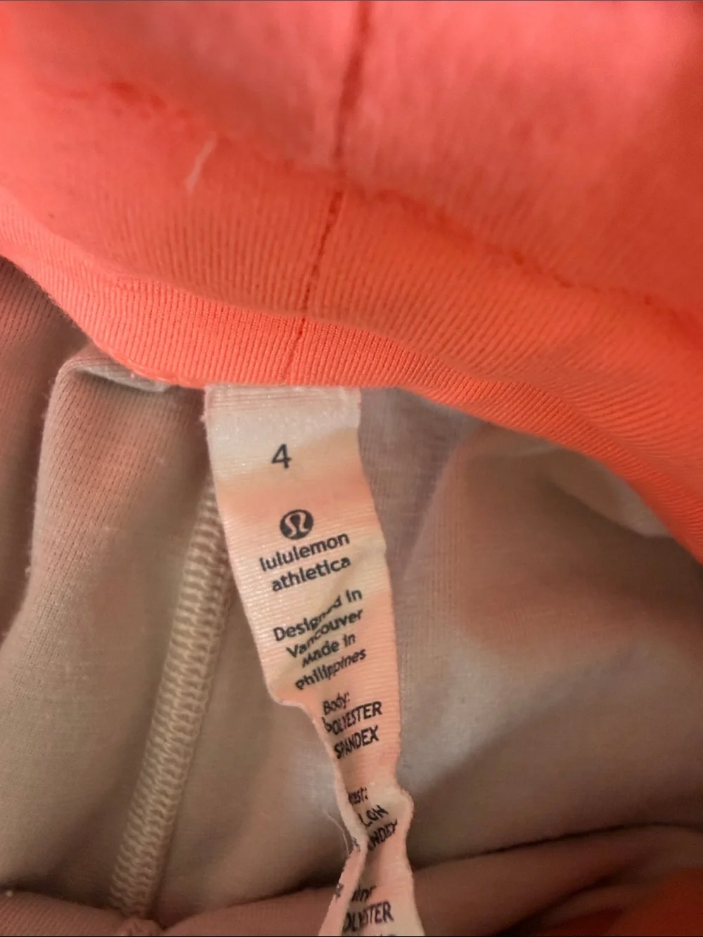 lululemon athletica Light Gray Jogger Pants with Pink Drawstring